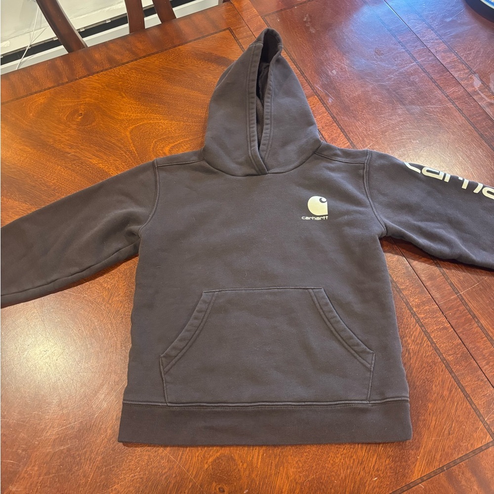 Carhartt Kids Dark Brown Hoodie